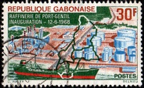 [Inauguration of Petroleum Refinery - Port Gentil, Gabon, type FU]