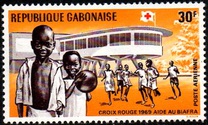 [Airmail - Red Cross - Aid for Biafra, Scrivi HD]