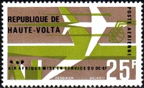[Airmail - Inauguration of DC-8F Air Services, type DW]
