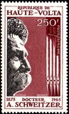 [Airmail - The 2nd Anniversary of the Death of Dr. Albert Schweitzer, 1875-1985, タイプ EQ]