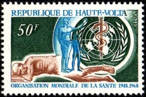 [Airmail - The 20th Anniversary of W.H.O., Tüüp FJ1]