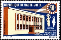 [Inauguración de la central de teléfonos automáticos de Bobo - Dioulasso., tipo FP]