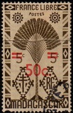 [Traveller's Tree Issue of 1943 Surcharged, 類型 HQ14]