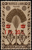 [Traveller's Tree Issue of 1943 Surcharged, 類型 HQ17]