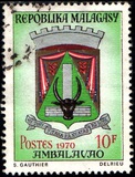 [Crests of the City of Ambalavao and Tamatave, type QF]