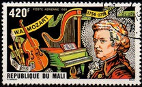 [Airmail - The 225th Anniversary of the Birth of Wolfgang Amadeus Mozart, 1756-1791, type ACH]