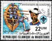 [The 75th Anniversary of Boy Scout Movement, type VR]