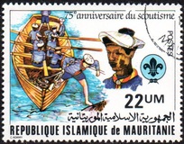 [The 75th Anniversary of Boy Scout Movement, type VR]