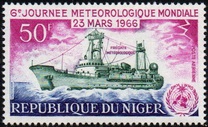 [Airmail - World Meteorological Day, type CZ]