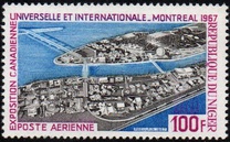 [Airmail - International Stamp Exhibition "EXPO '67" - Montreal, Canada, Tip EO]