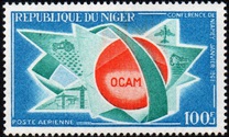 [Airmail - O.C.A.M. Conference, Niamey, type FH]
