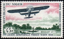 [Airmail - The 1st France-Niger Airmail Service, jenis FM]