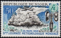 [Airmail - World Meteorological Day, type GP]