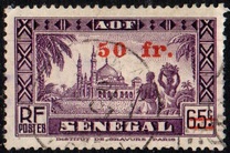 [Faidherbe Bridge & Diourbel Mosque Stamps of 1935 Surtaxed, type AL20]