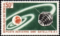 [Airmail - Start of French Space Satellites, տեսակ FC]
