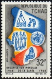 [Airmail -  The 20th Anniversary of WHO, type EJ1]