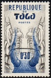 [Issues of 1957 Overprinted "REPUBLIQUE AUTONOME DU TOGO", type BV]