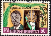 [The 1st Anniversary of the Death of Lumumba (Congo Leader), 1926-1961, 類型 AF2]