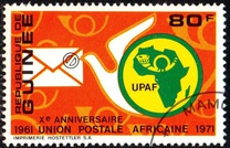 [The 10th Anniversary of African Postal Union, Typ MR3]
