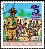 [The 75th Anniversary of Boy Scout Movement, type HS]