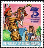 [The 75th Anniversary of Boy Scout Movement, type HT]