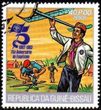 [The 75th Anniversary of Boy Scout Movement, type HW]