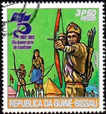 [The 75th Anniversary of Boy Scout Movement, type HR]