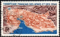 [Airmail - Map of Afars and Issas, type XD]