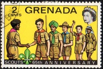 [The 65th Anniversary of Boy Scouts, type IM]