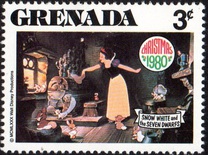 [Christmas - Scenes from Walt Disney's "Snow White and the Seven Dwarfs", type ACE]