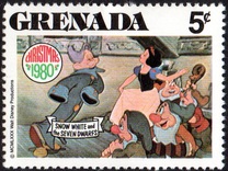 [Christmas - Scenes from Walt Disney's "Snow White and the Seven Dwarfs", type ACG]