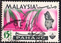 [Sultan Abu Bakar & Orchids, type AG]