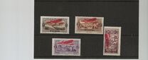 [Airmail - Issues of 1925 Overprinted with Bleriot XI Airplane, tip W]