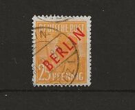 [BERLIN in Red Overprint on "Allied Occupation Zone" Stamps, type B6]