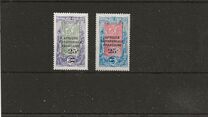 [No.40 & 41 Surcharged, type G]