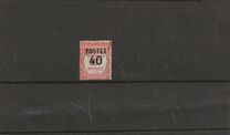 [Postage Due Stamps Overprinted "POSTES" or Surcharged Also, tegund CQ6]