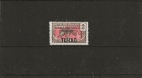 [No. 1-18 Overprinted "AFRIQUE EQUATORIALE FRANCAISE", type D1]