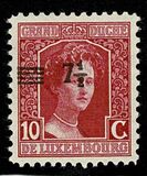 [Stamps of 1906-19 Surcharged with New Value and Bars in Black or Red, տեսակ M6]