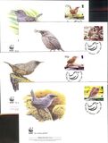 [WWF - Birds, Cobb's Wren. White Frame, type ALT]