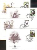 [Airmail - The Black-handed Spider Monkey, type QR]