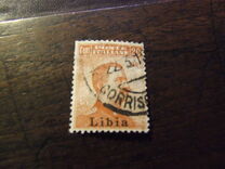 [Italian Postage Stamps Overprinted "Libia", type A7]