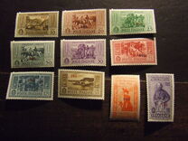 [Italian Postage Stamps No. 360-369 Overprinted "COO", type K]