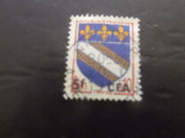 [Stamp of France Surcharged, प्रकार DI]