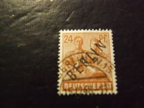 [BERLIN in Black Overprint on "Allied Occupation Zone" Stamps, type A8]