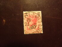 [Prince Louis II - Surcharged, type AX]