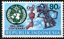 [The 100th Anniversary of I.M.O. and W.M.O. Weather Organization, 类型 ABK]