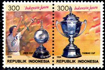 [Indonesian Victories in World Team Badminton Championships, type BFU]