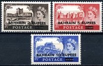 [Great Britain Postage Stamps Overprinted "BAHRAIN" & Surcharged, tip M]