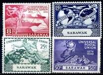 [The 75th Anniversary of Universal Postal Union, type Z]