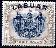 [Not Issued North Borneo Stamps Overprinted "LABUAN", type N9]